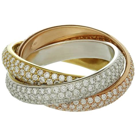 cartier three ring|cartier interlocking ring.